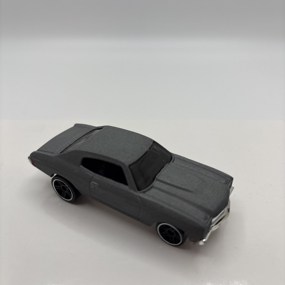 1998 Hot Wheels 1970 Chevelle SS Die Cast Collectible Car Gray - Indonesia
